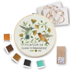 Mini Kit para bordar Picaflor de Juan Fernandez