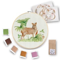 Mini kit para bordar Pudú