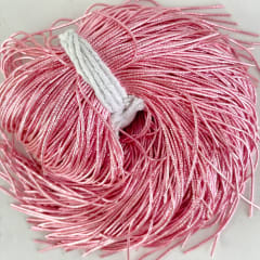 Alambre frances bullion brillante rosado