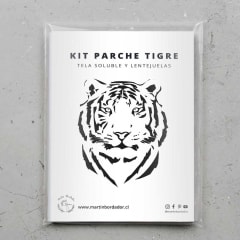 Parche Soluble en agua Tigre