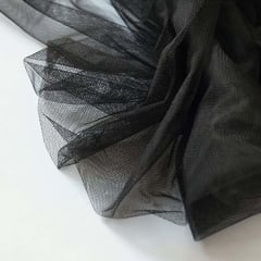 Tela Tull Negro 1mt