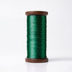 Hilo Seda vintage verde 04