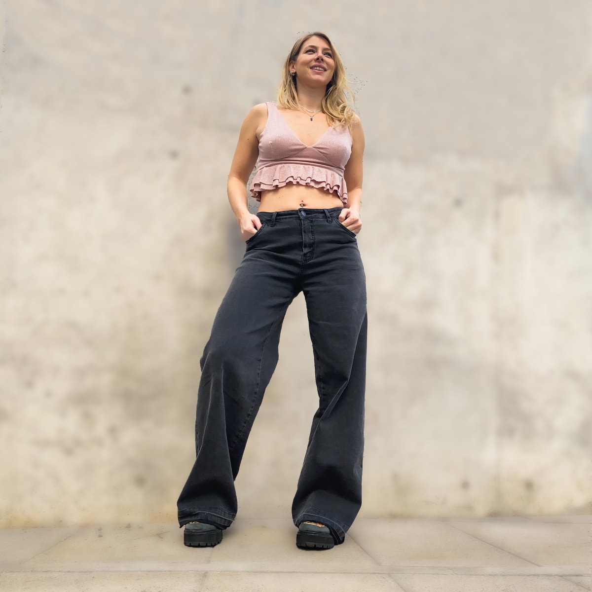 Jeans Flora Negro Jeans Flora Negro