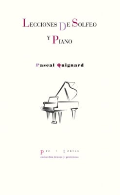 Lecciones de solfeo y piano