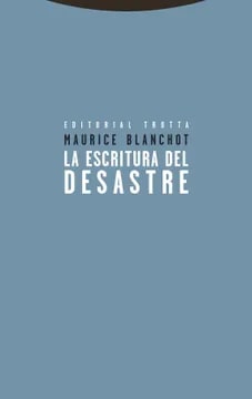 La escritura del desastre