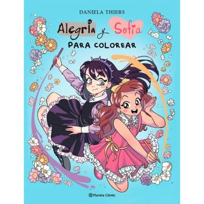 Alegría y Sofía para colorear