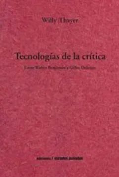 Tecnologías de la crítica