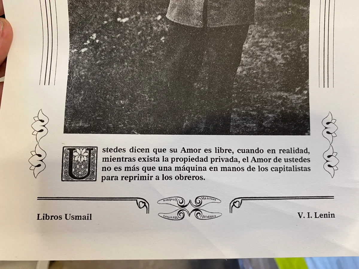 Ustedes que dicen que su amor es libre. (lamina)2