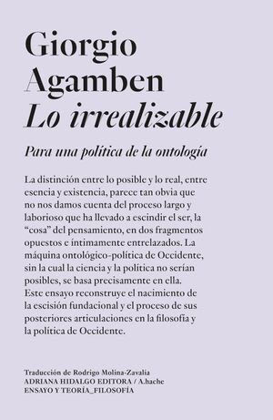 Lo irrealizable. Para una politica de la1