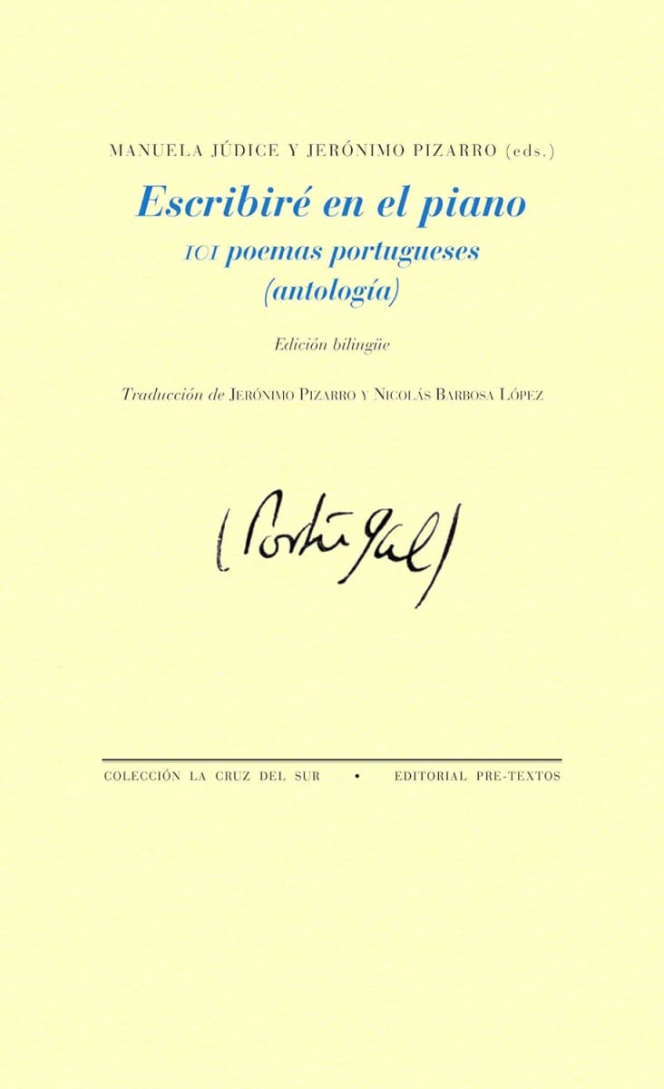 Escribiré en el piano: 101 poemas portugueses (antología)1