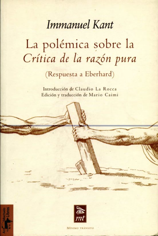 La polémica sobre la crítica de la razón pura3