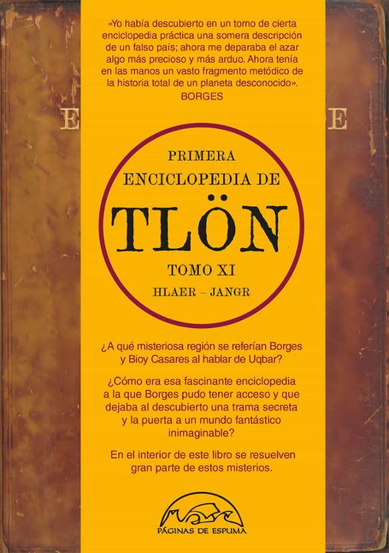 Primera enciclopedia de Tlon: Tomo XI1
