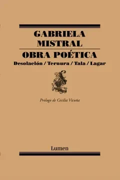 Obra poética. Gabriela Mistral1