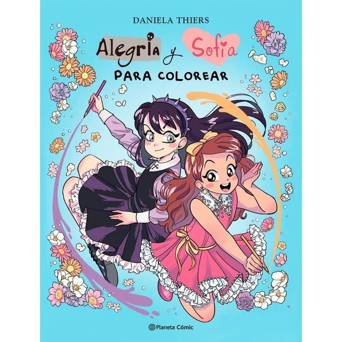 Alegría y Sofía para colorear1