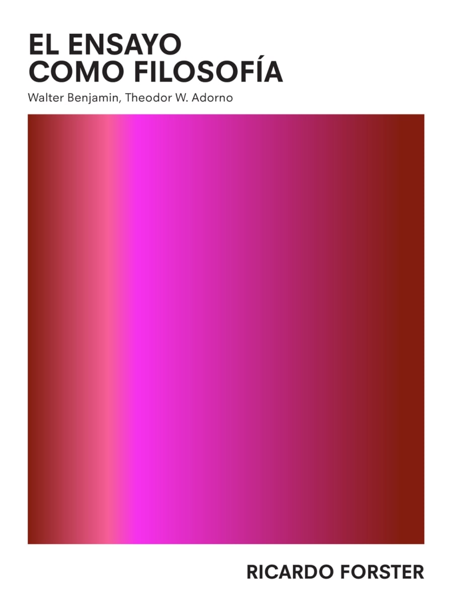 El ensayo como filosofía1
