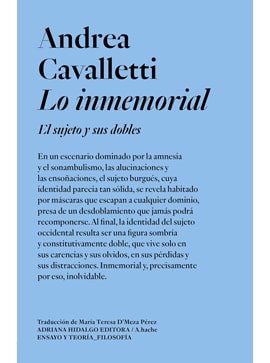 Lo inmemorial. El sujeto y sus dobles1