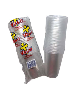 VASO TRANS PAMOLSA 10 OZ 50 UNIDADES