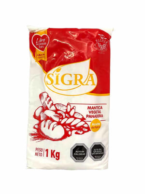 MANTECA VEGETAL ACEITE DE PALMA SIGRA