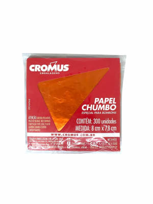 PAPEL BOMBOM INDIVIDUAL NARANJA