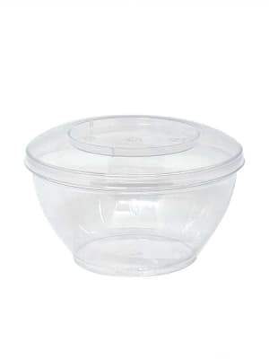 VASO ACRILICO 100 ML REDONDO CON TAPA