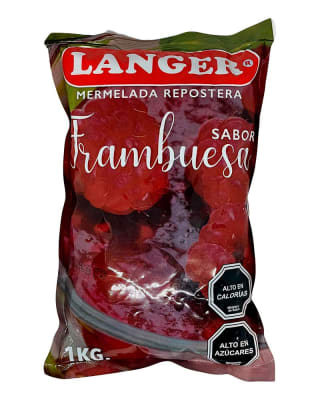 MERMELADA LANGER FRAMBUESA 1K1