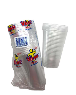 VASO TRANS PAMOLSA 12OZ 50 UNID