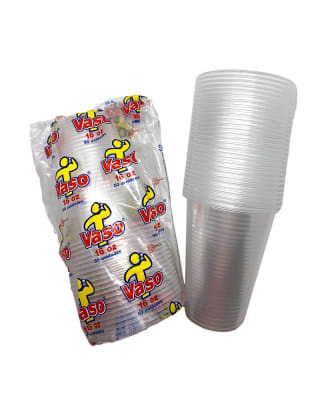 VASO TRANS PAMOLSA 16 OZ 50 UNIDADES