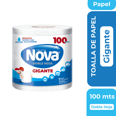 Toalla de Papel Nova Gigante Doble Hoja