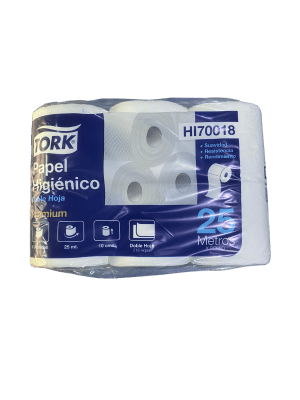 Papel Higiénico doble hoja Premiun. Tork