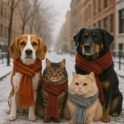 ¿Cómo proteger a nuestros peludos del frío?