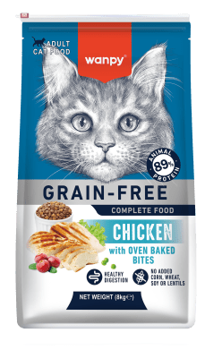 ALIMENTO COMPLETO GRAIN FREE: ADULT – CAT - CHICKEN 8 Kg.