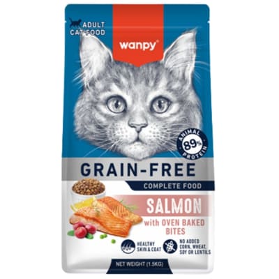ALIMENTO COMPLETO GRAIN FREE: ADULT – CAT - SALMON 1,5 Kg.