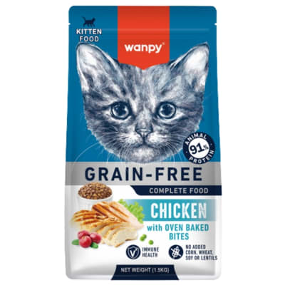 ALIMENTO COMPLETO GRAIN FREE: KITTEN– CAT - CHICKEN 1,5 Kg.