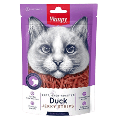 SOFT DUCK JERKY STRIP 80 gramos 