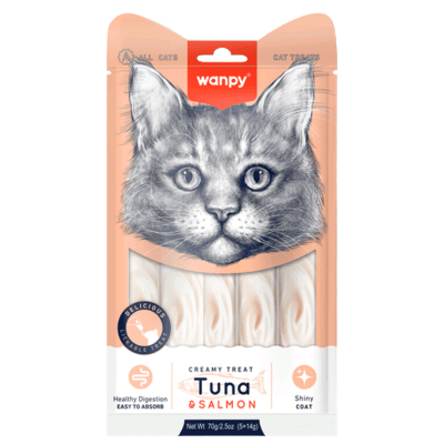 CREAMY LICKABLE TREAT - TUNA & SALMON 70 gramos 1
