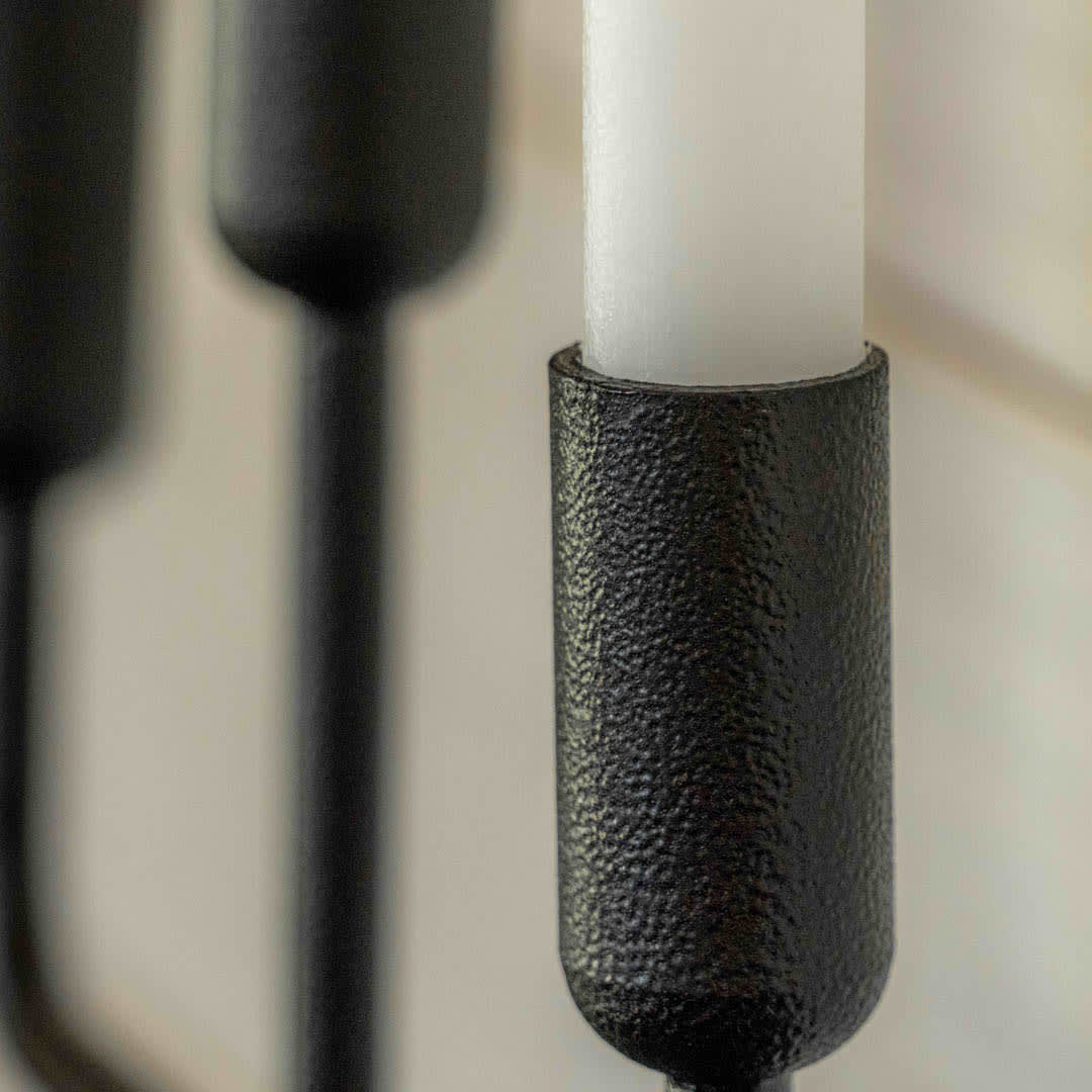 Candelabro negro de 3 brazos2