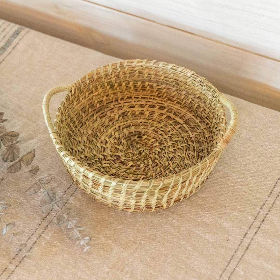 Panera redonda con asas de manila1