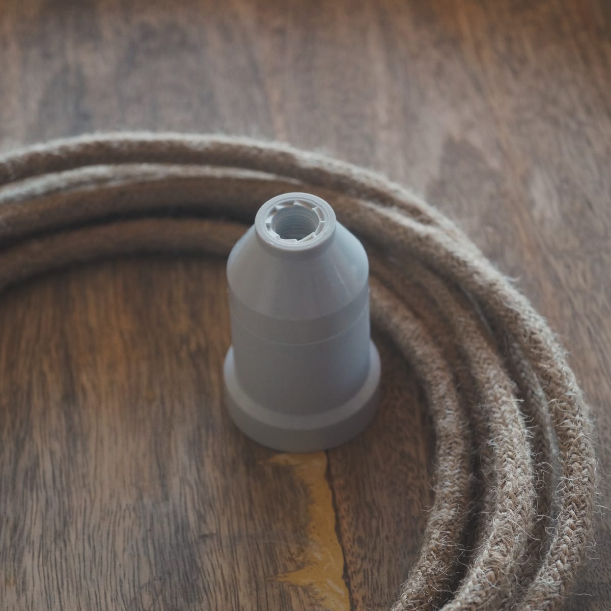 Conexión para Aplique con cable de yute3