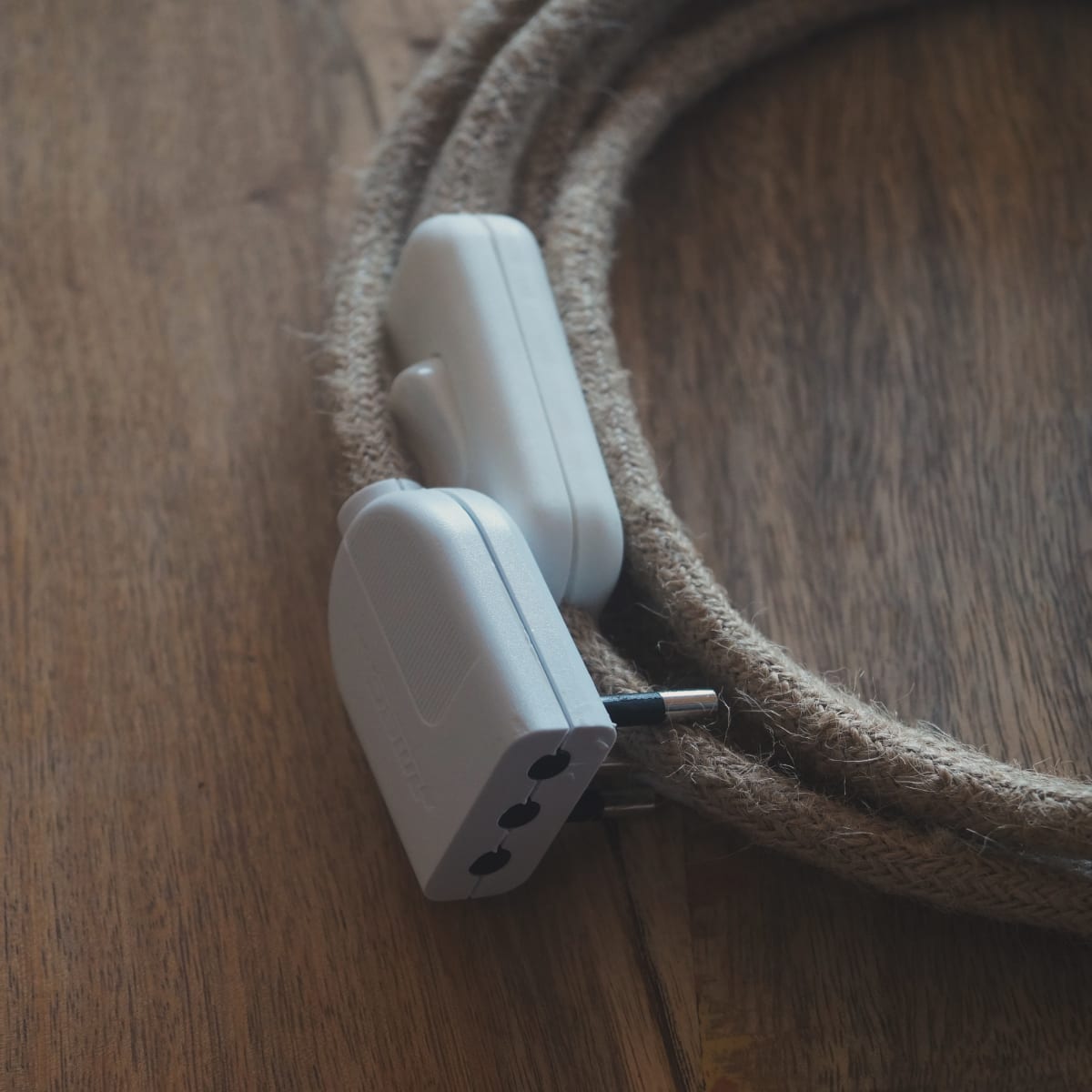 Conexión para Aplique con cable de yute2