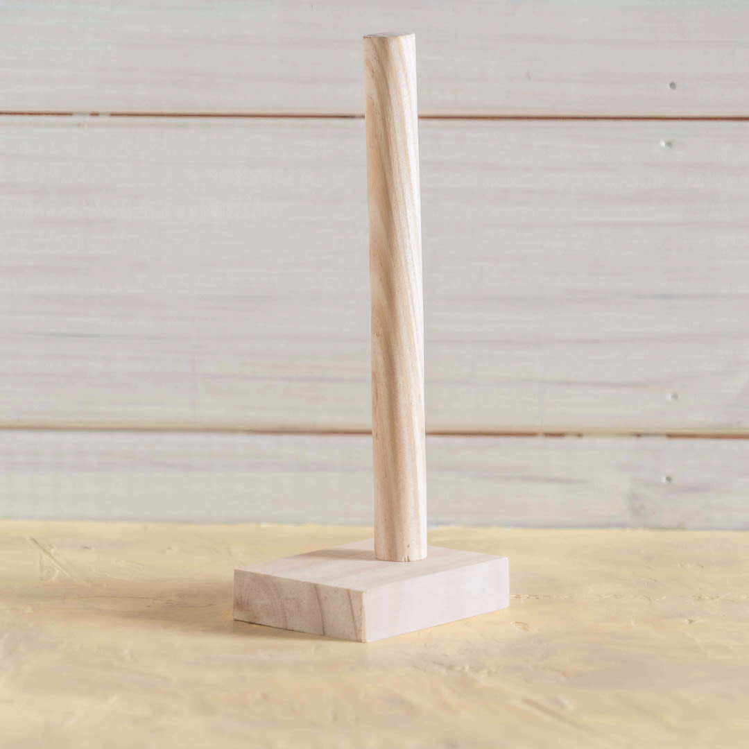 Soporte Redondo de madera para colgar lámpara2