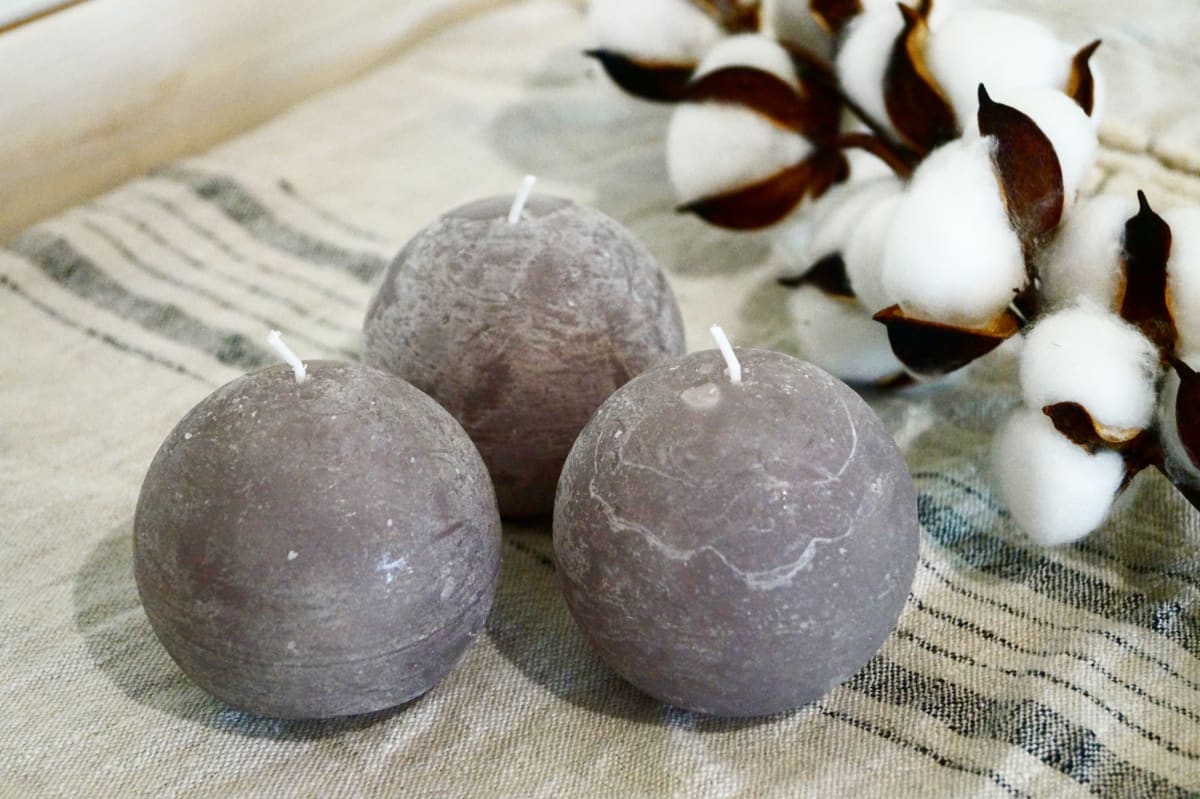 Vela esfera de color (scented candle)3