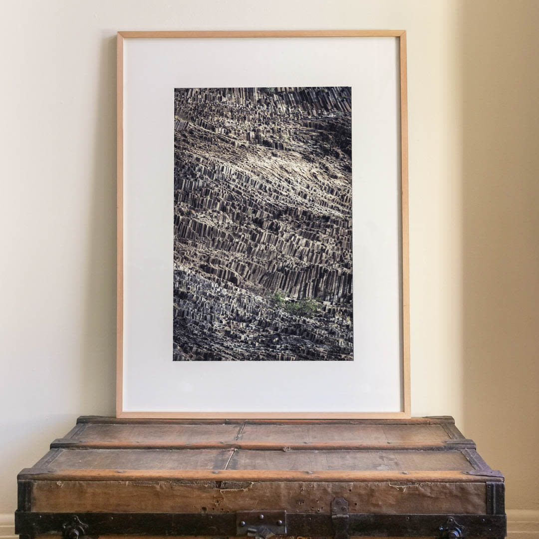 Cuadro Columnas de basalto volcánico1