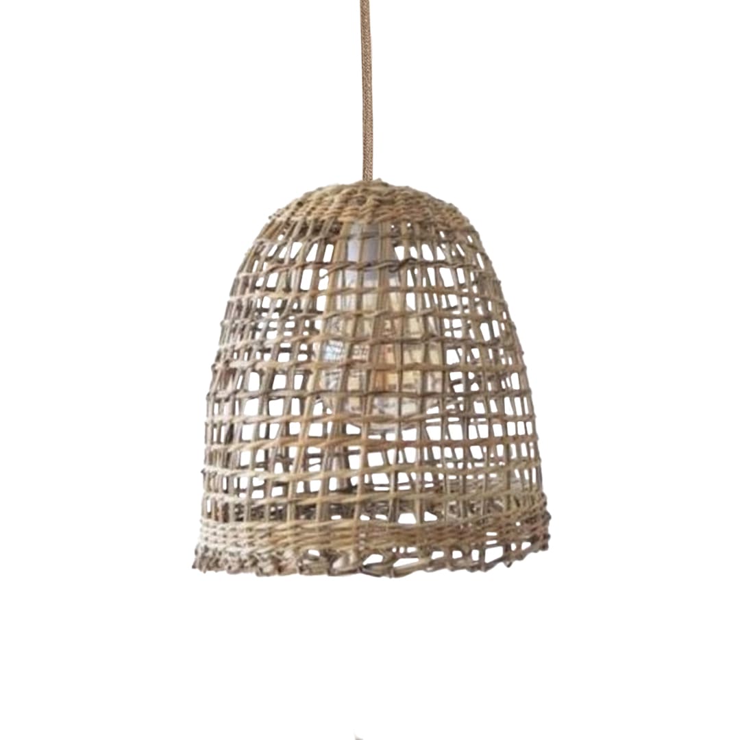 Lámpara Aplique de Manila punto Ralo Talla S + Escuadra2