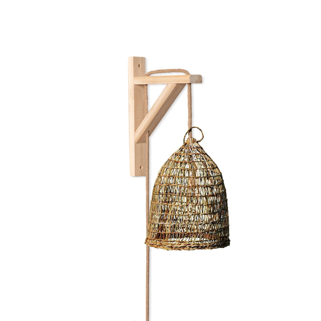 Lámpara aplique de Manila Punto Chía Talla M + Escuadra1