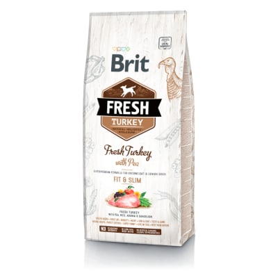 Brit Fresh Turkey with Pea Adult Fit & Slim alimento para perro