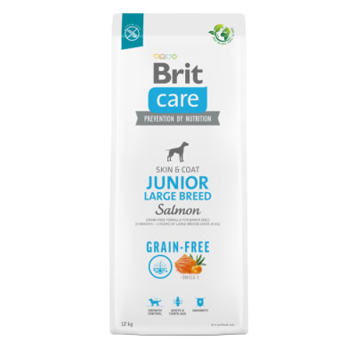 Brit Care Dog Junior Large Salmon Gran Free alimento para perro1