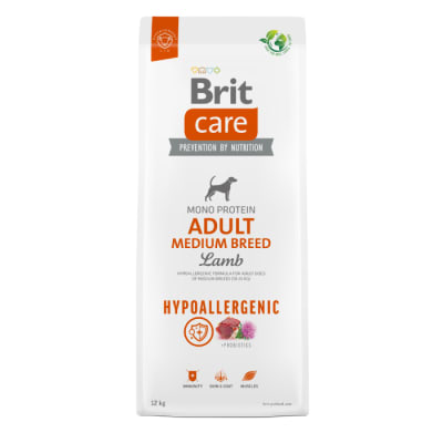 Brit Care Dog Adult Medium Lamb Hypoallergenic alimento para perro