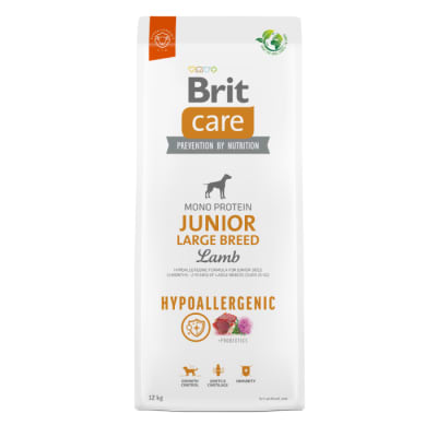 Brit Care Dog Junior Large Lamb Hypoallergenic alimento para perro1