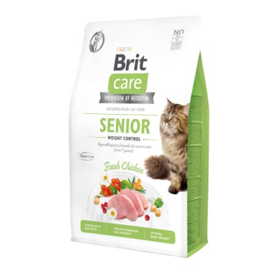 Brit Care Cat Senior Weight Control alimento para gato