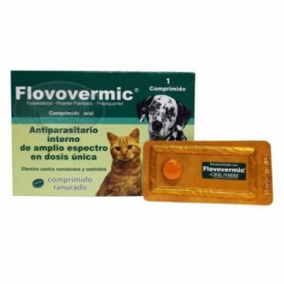 Desparasitante Flovovermic Antiparasitario para perros y gatos